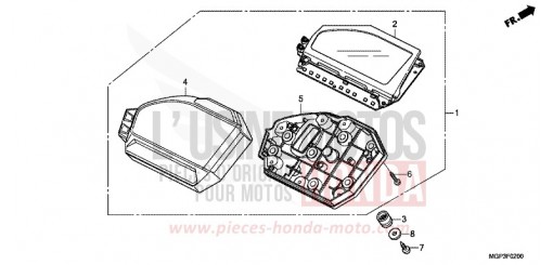 COMPTEUR CBR1000RRD de 2013